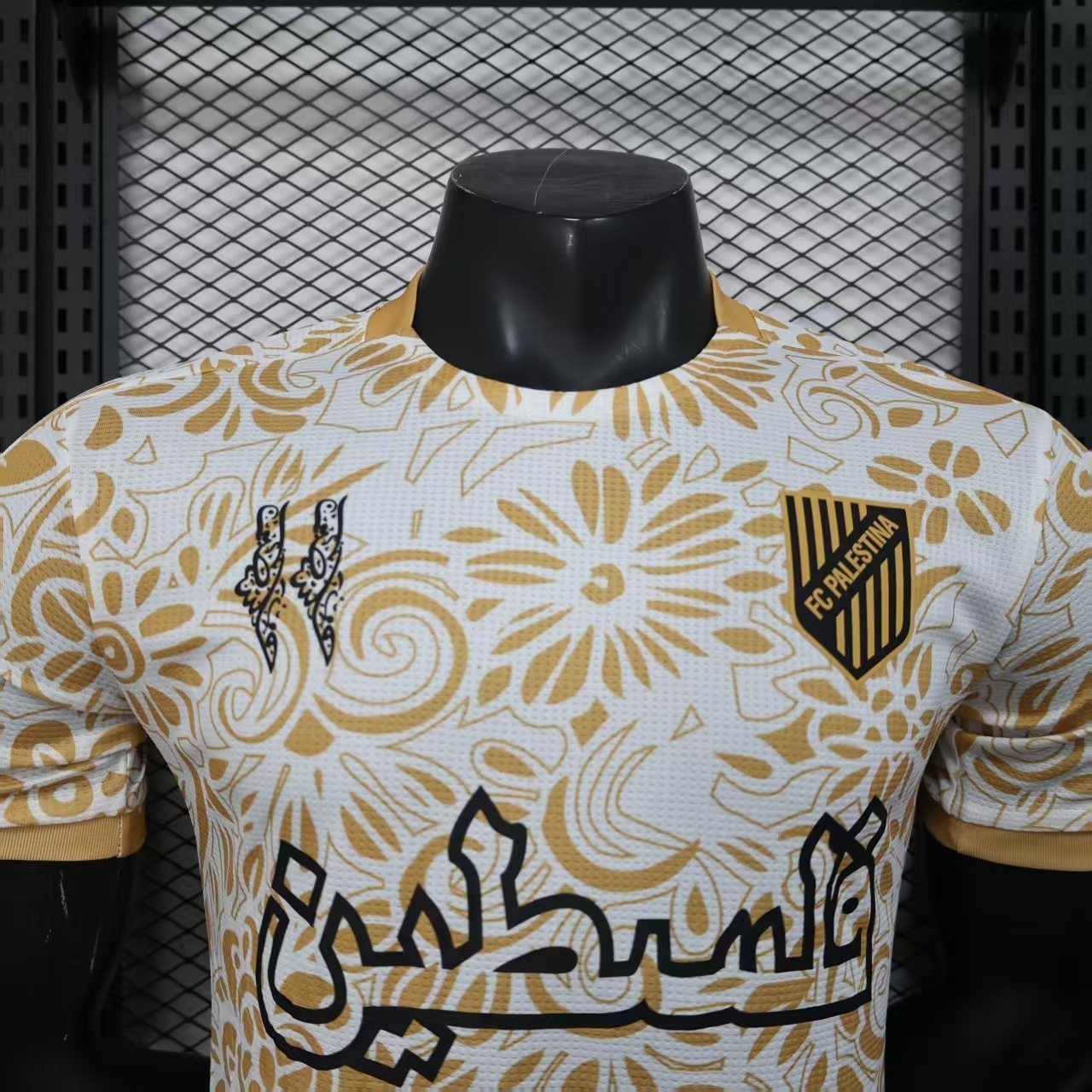2025 Palestine White Gold Special Edition Kit Player Version Shirt AAAAJersey Dropship Yupoo 1