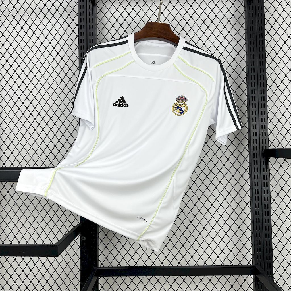 25-26 Real Madrid White Training Shirt Football Uniform AAAAJersey Wholesale Yupoo