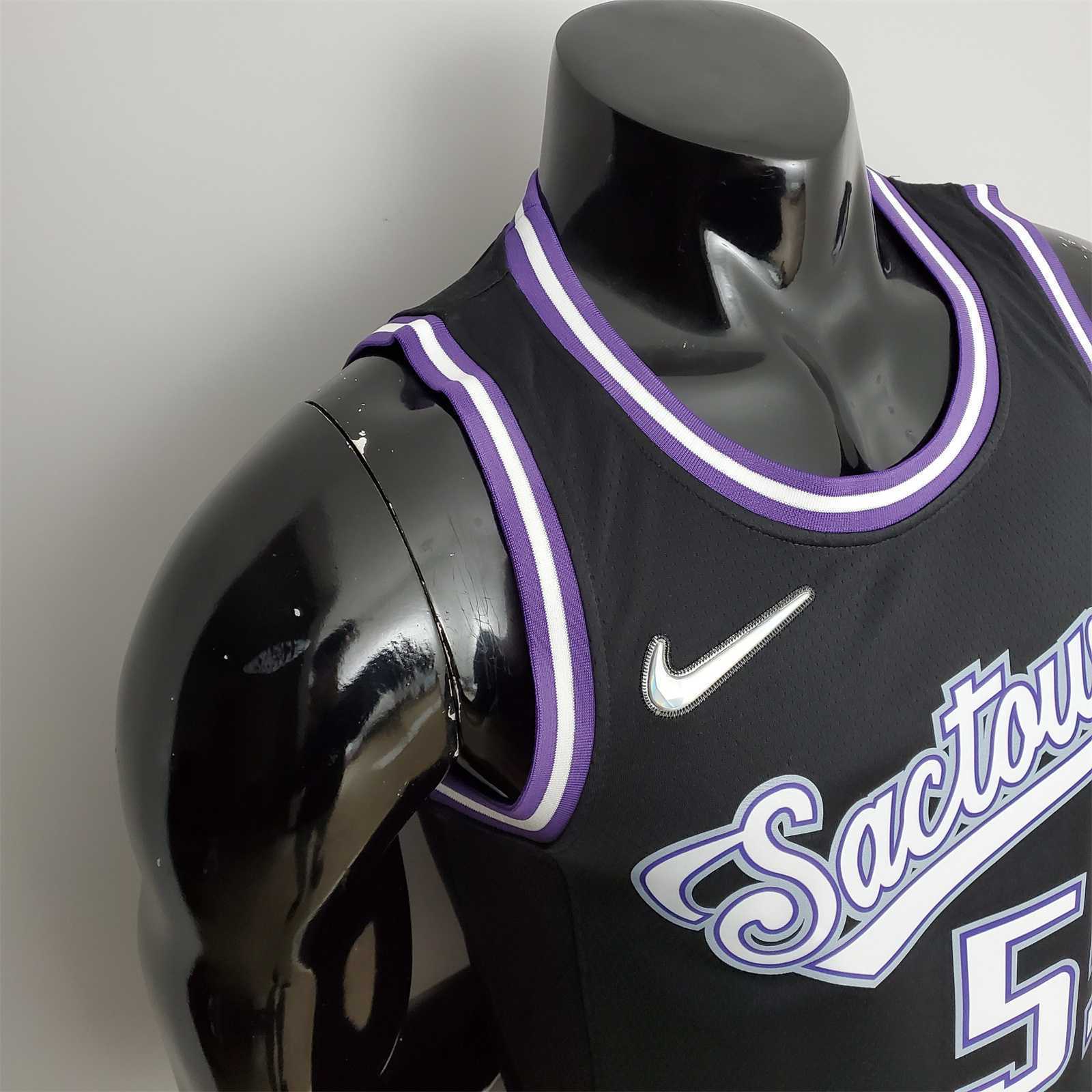 2022 Season Williams#55 Kings City Edition Black NBA Jersey 8
