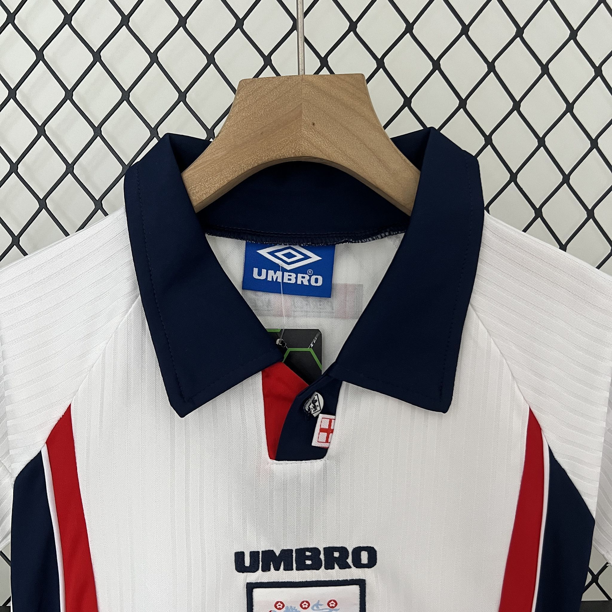 1998 England Home Retro Kid Kits Youth Apparels Sport AAAAJersey Yupoo 2