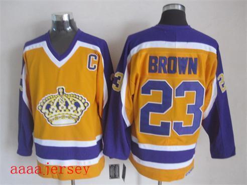 Los Angeles Kings retro ice hockey jersey M-3XL 洛杉矶国王队复古冰球服 10