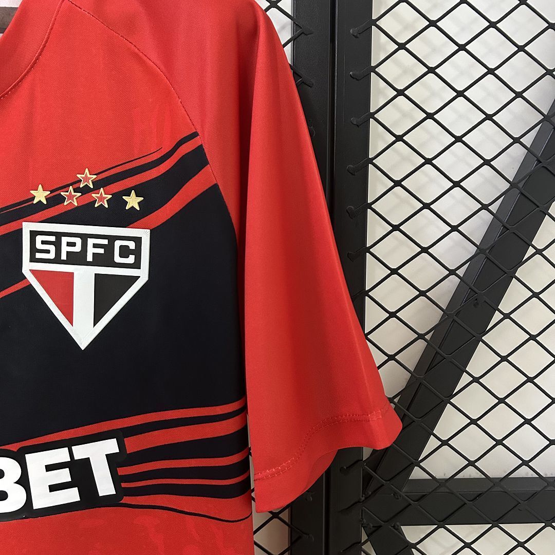 25-26 Sao Paulo Goalkeeper Red Shirt Soccer Uniform AAAAJersey Dropship Yupoo 5