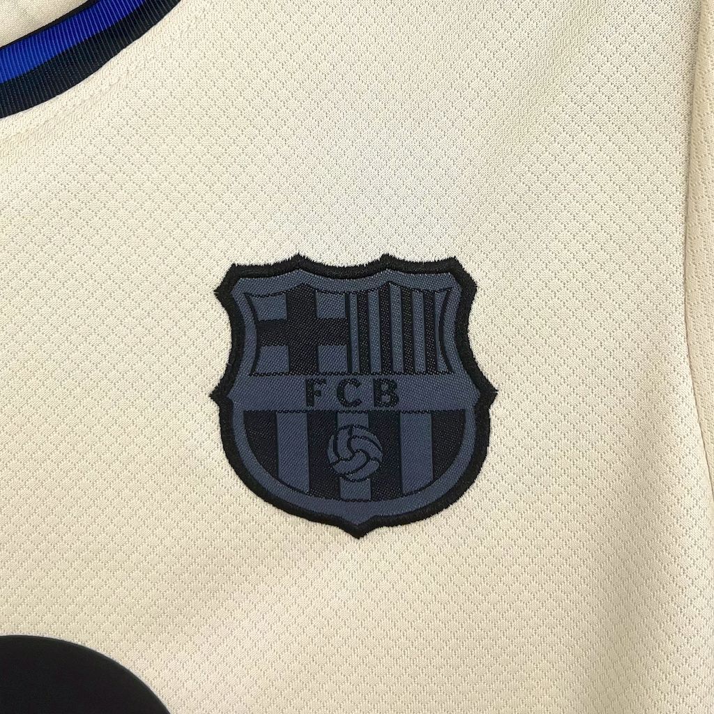 25-26 Barcelona Away Kid Kits Youth Apparels AAAAJersey Supply Yupoo 2