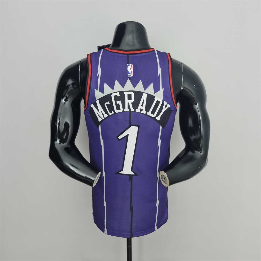 Toronto Raptors McGRADY#1 Purple NBA Jersey 2