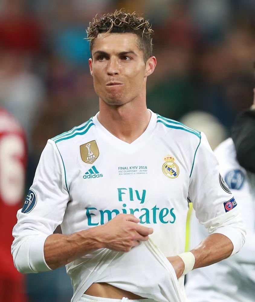 17-18 Real Madrid Home Retro Kit Vintage Player Version Long Sleeve Shirt AAAAJersey Dropship Y 7