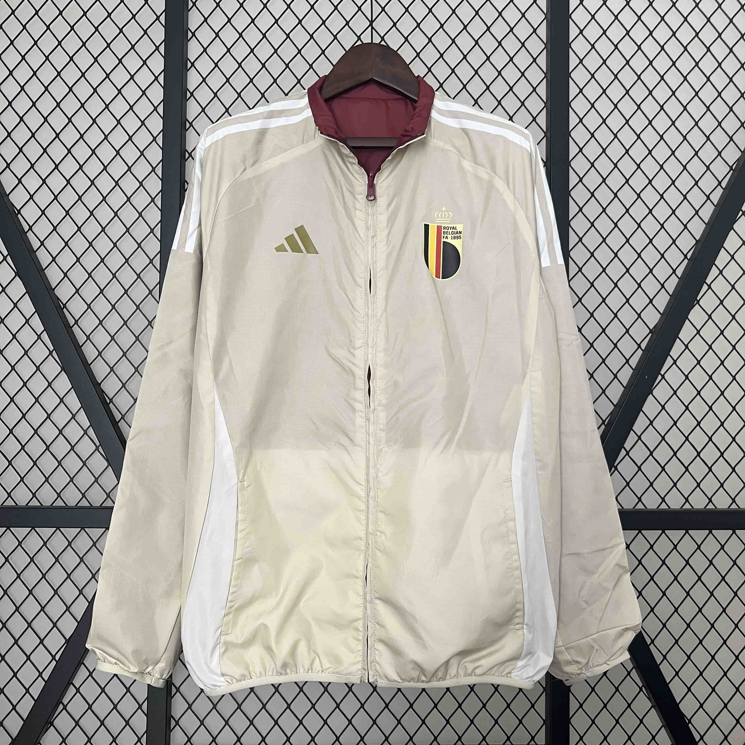 2024 Belgium Trench Coat Reversible Windbreaker Double-Sides Jacket AAAAJersey Supplier Yupoo 2