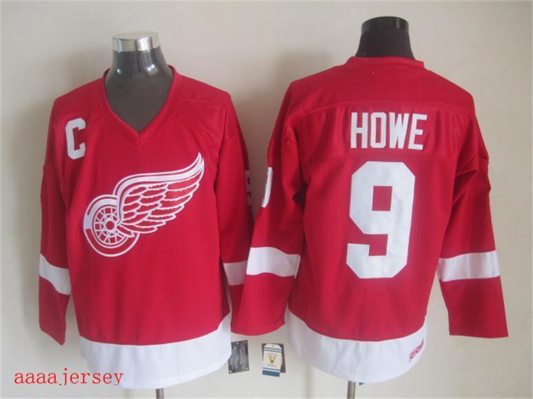 Detroit Red Wings retro ice hockey jersey M-3XL 底特律红翼队复古冰球服 2