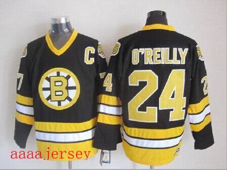 Boston Bruins retro ice hockey jersey M-3XL 波士顿棕熊队复古冰球服 5