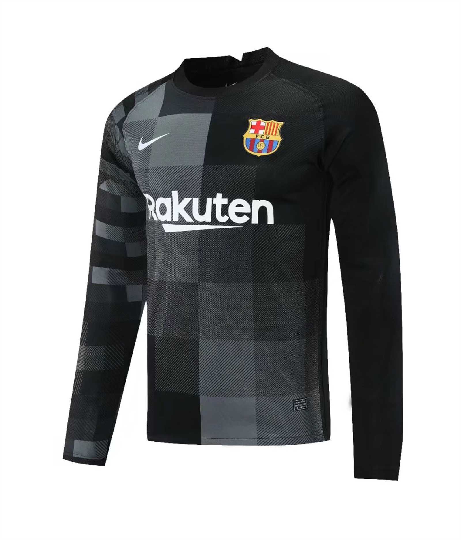 21-22 Barcelona black goalkeeper long sleeve 15