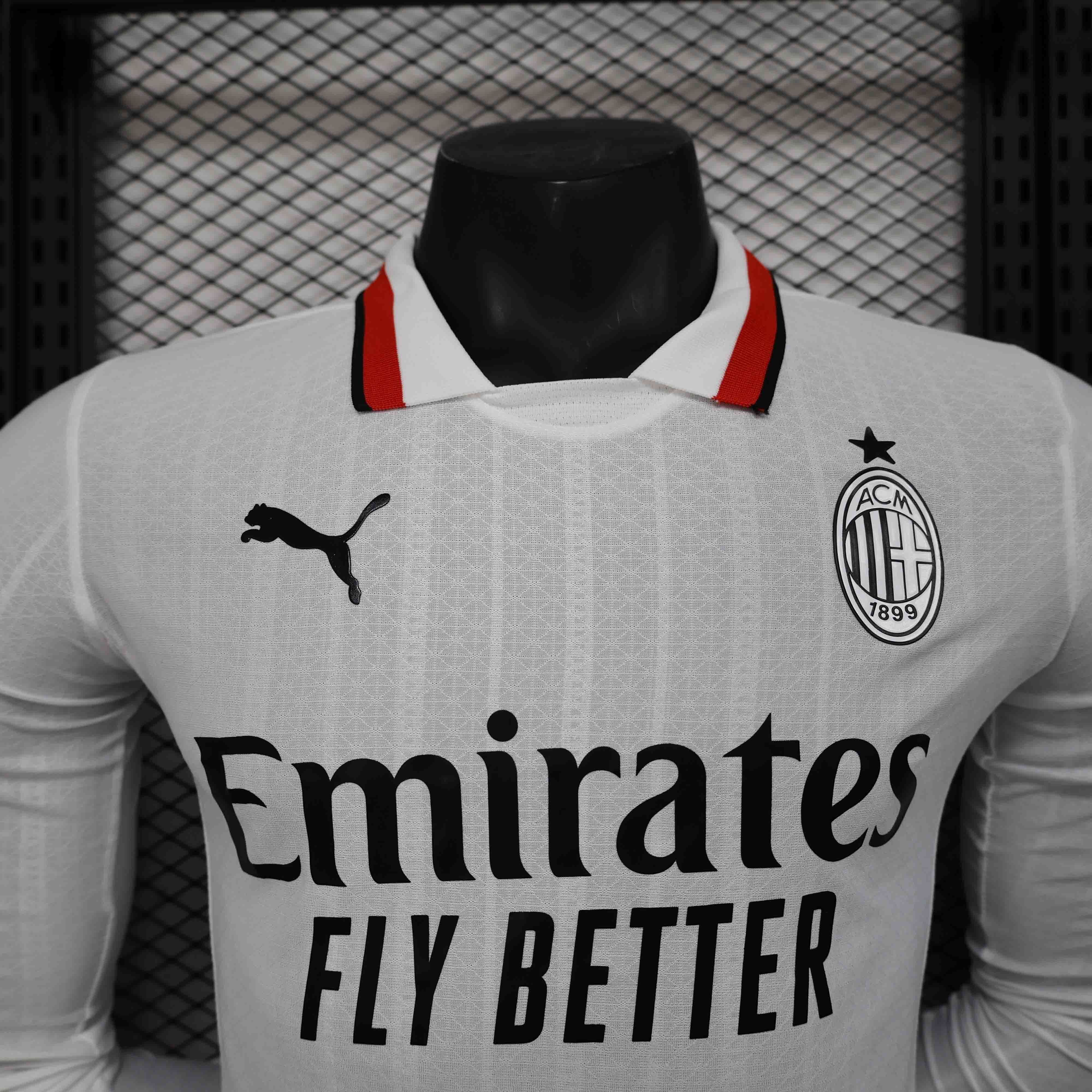 24-25 AC Milan Away Kit Long Sleeve Player Version Shirt AAAAJersey Supplier Yupoo 3