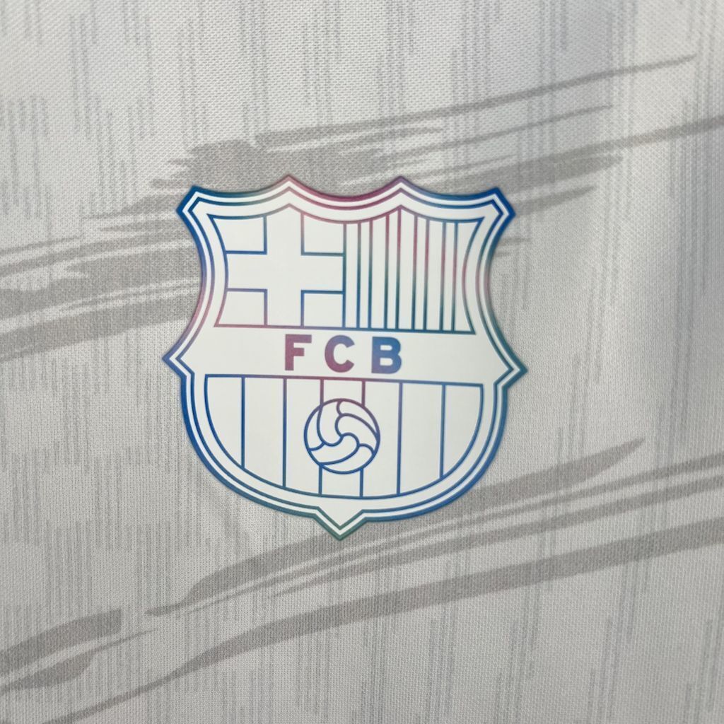25-26 Barcelona White Special Edition Shirt Football Uniform AAAAJersey Yupoo 1
