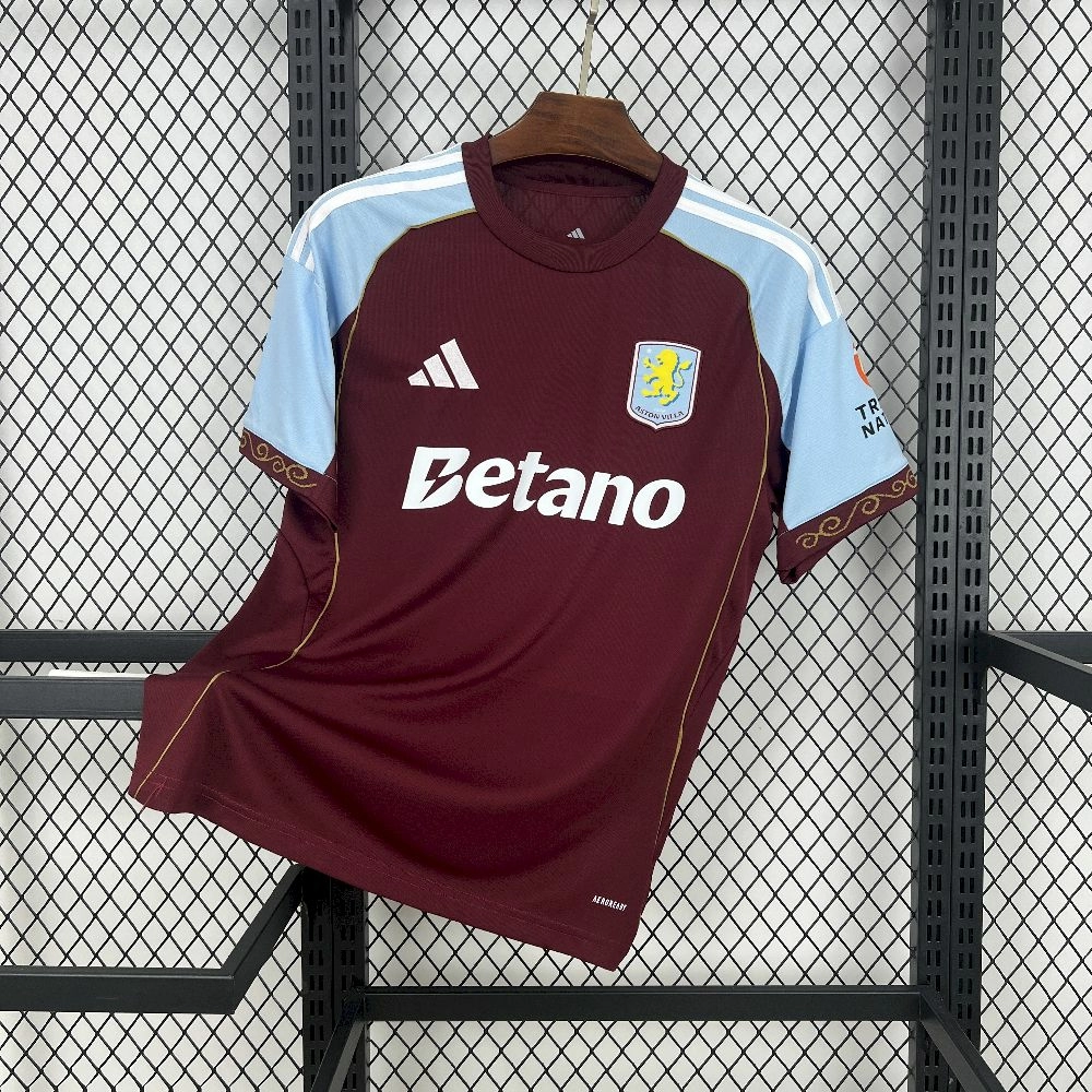 25-26 Aston Villa Home Kit Shirt Football Uniforms AAAAJersey Dropship Yupoo