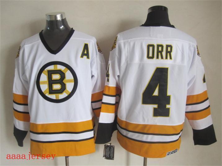 Boston Bruins retro ice hockey jersey M-3XL 波士顿棕熊队复古冰球服 4