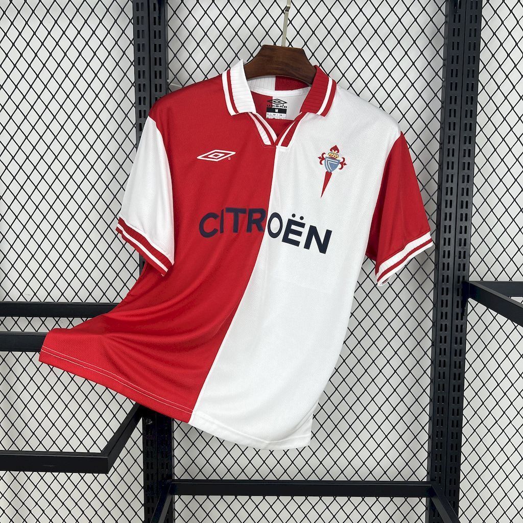 01-02 Celta de Vigo Away Retro Kit Vintage Shirt AAAAJersey Wholesale Yupoo