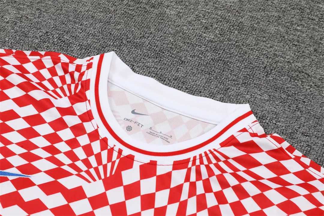 22-23 Chelsea vest training suit kit red and white 18