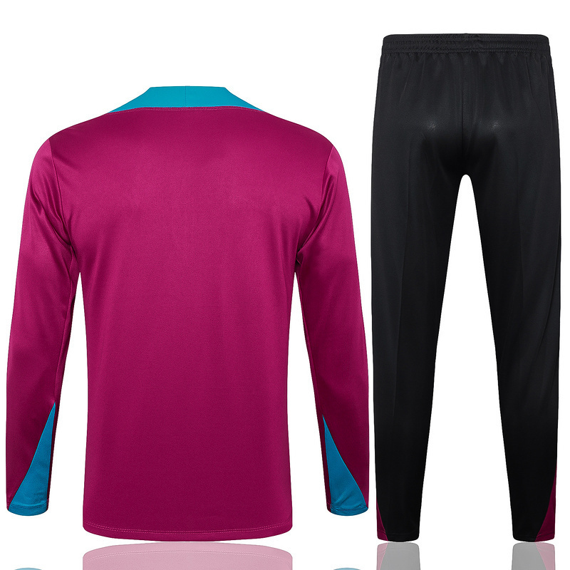 24-25 PSG Long Sleeve Training Suit Football Shirts 3