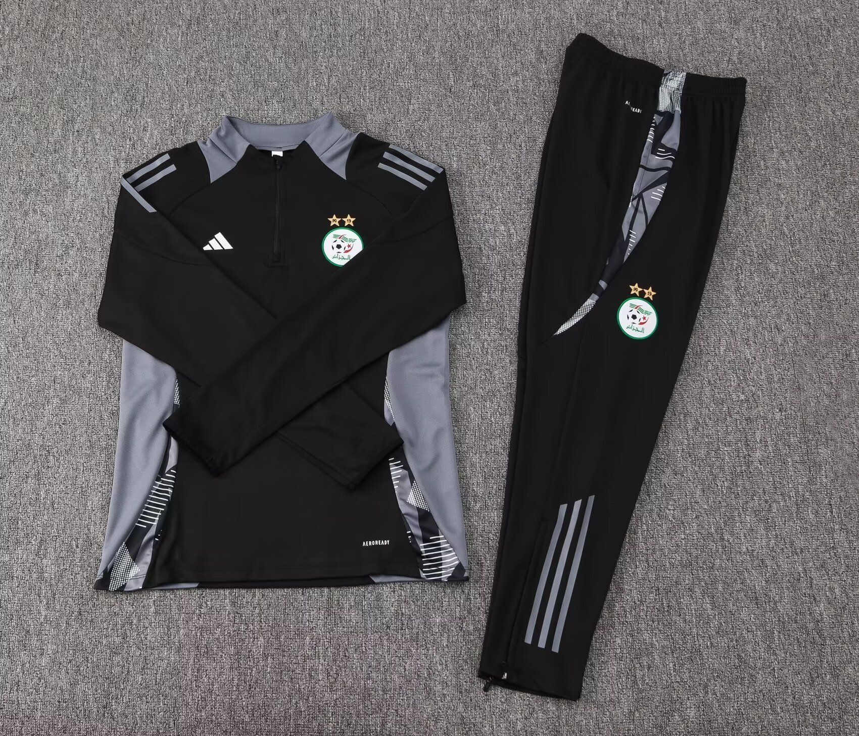 2024 Algeria Long Sleeve Training Suit Football Shirts 1
