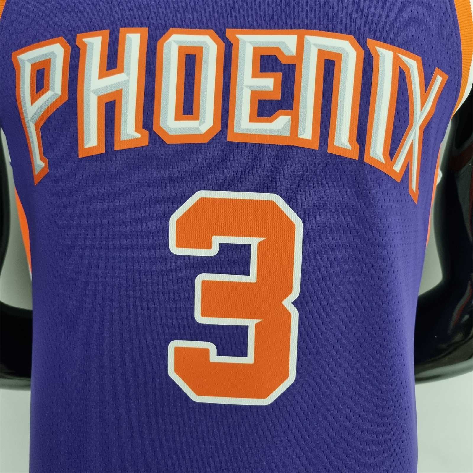 75th Anniversary Paul #3 Phoenix Suns Purple NBA Jersey 2