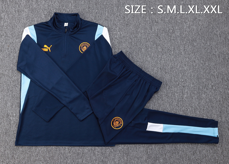 23-24 Manchester City Long Sleeve Training Suit Yupoo 1