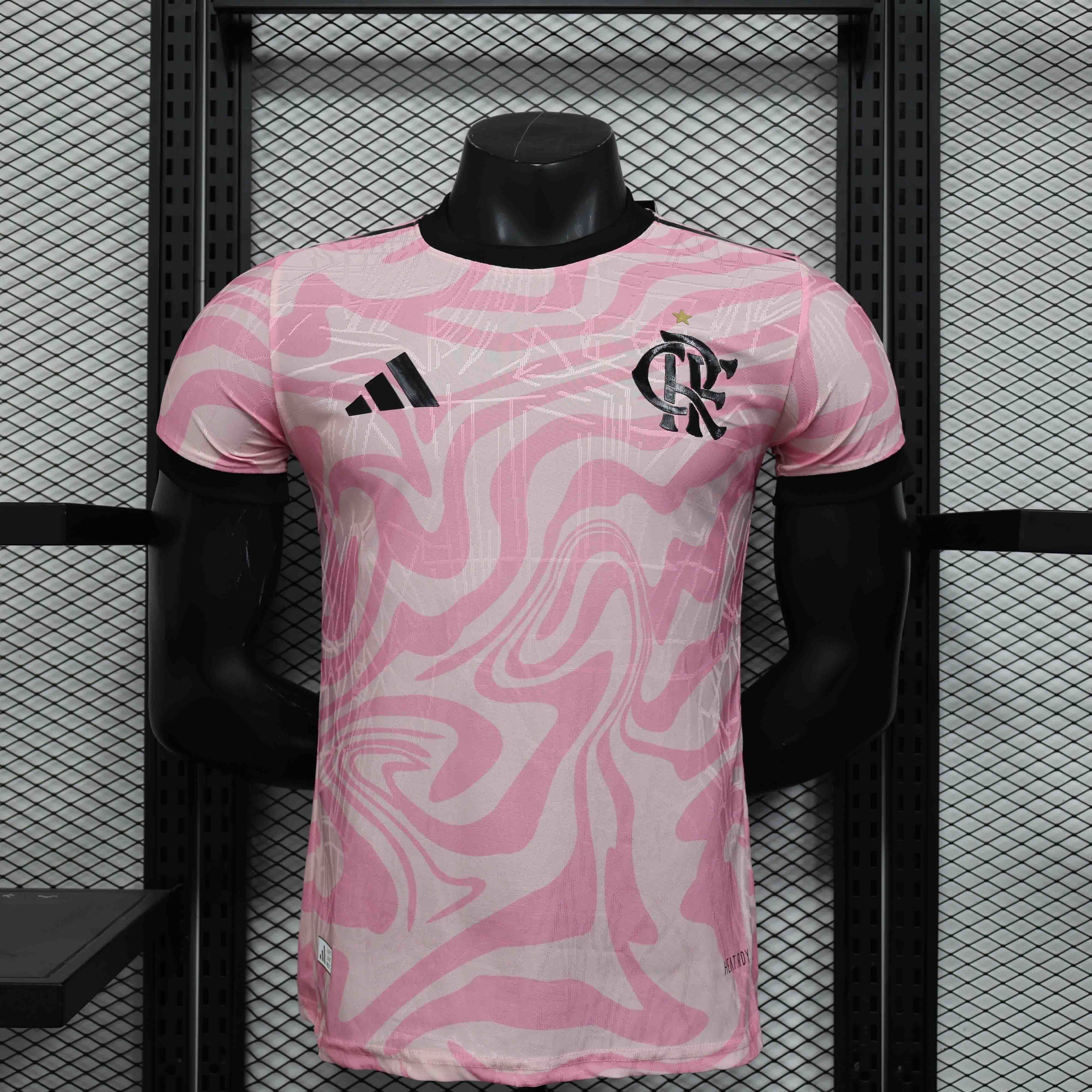 23-24 Flamengo Pink Special Edition Kit Player Version Shirt AAAAJersey Wholesale Yupoo