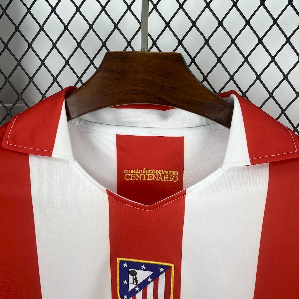1903-2003 Atletico Madrid Centennial Anniversary Retro Kit Vintage Shirt AAAAJersey Supply Yupo 2