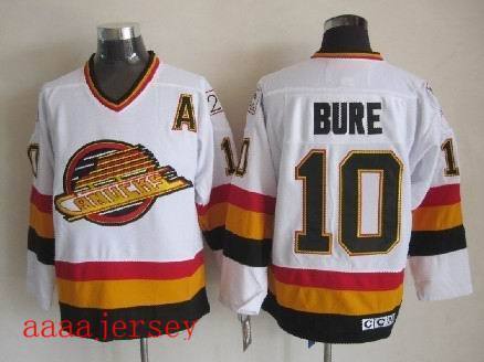 Vancouver Canucks retro ice hockey jersey M-3XL 温哥华加人队复古冰球服