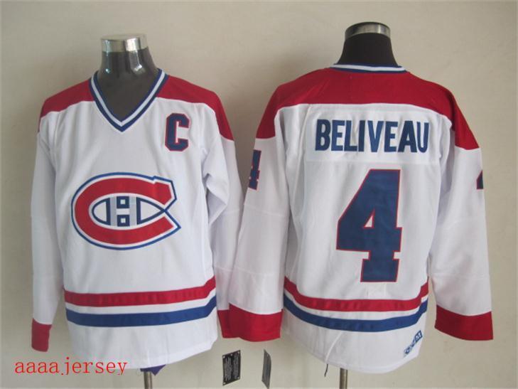 Montreal Canadiens retro ice hockey jersey M-3XL 蒙特利尔加拿大人复古冰球服 4