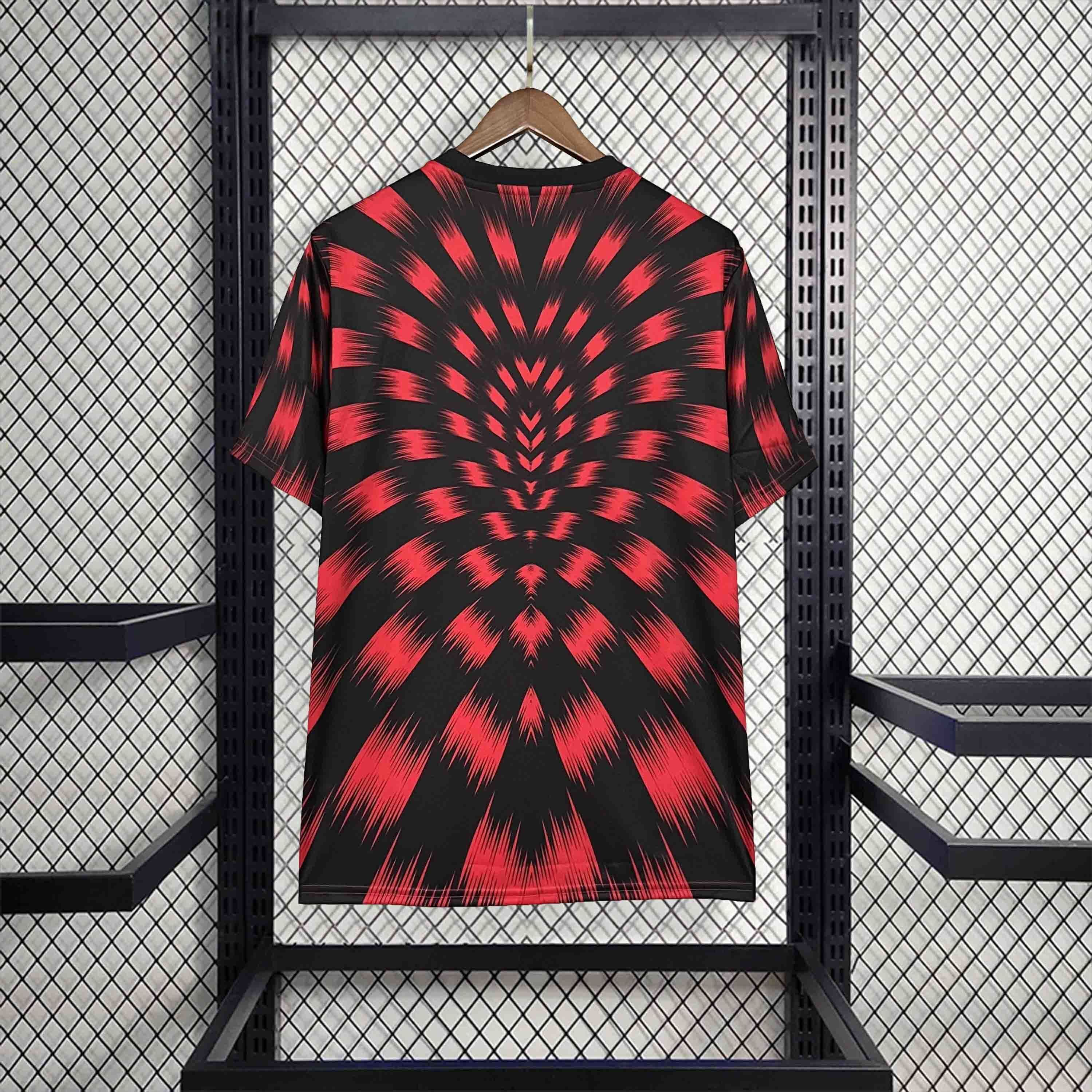 25-26 Flamengo Pre-Match Red Kit Soccer T-Shirt AAAAJersey Supplier Yupoo 4