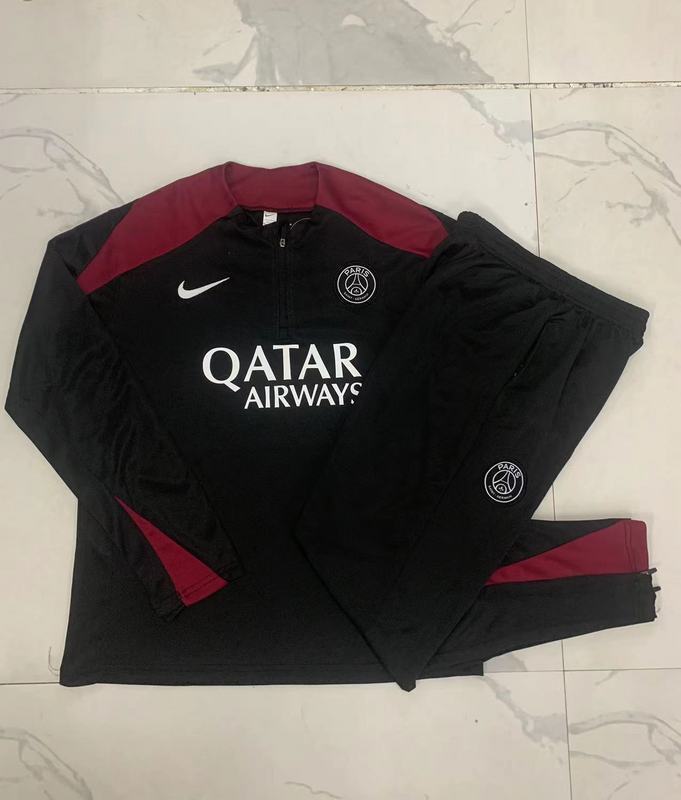24-25 PSG Long Sleeve Training Suit Football Shirts 2