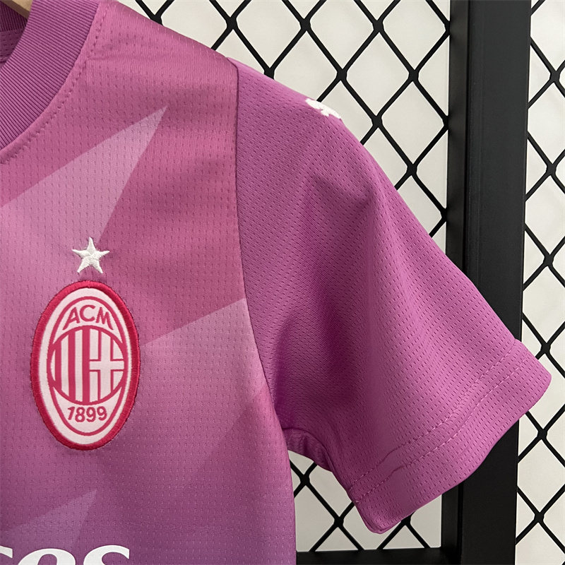 23-24 AC Milan third away kid kit Best Soccer Jersey 4
