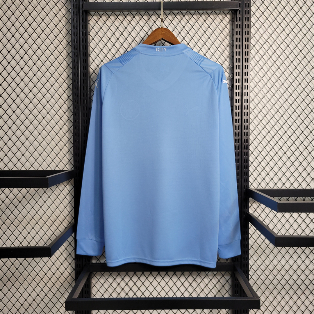 23-24 Manchester City home Long Sleeve 6