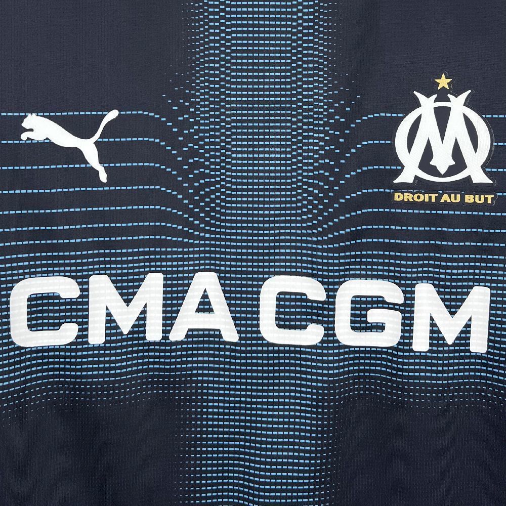 25-26 Marseille Away Kit Football T-Shirt AAAAJersey Supply Yupoo 1