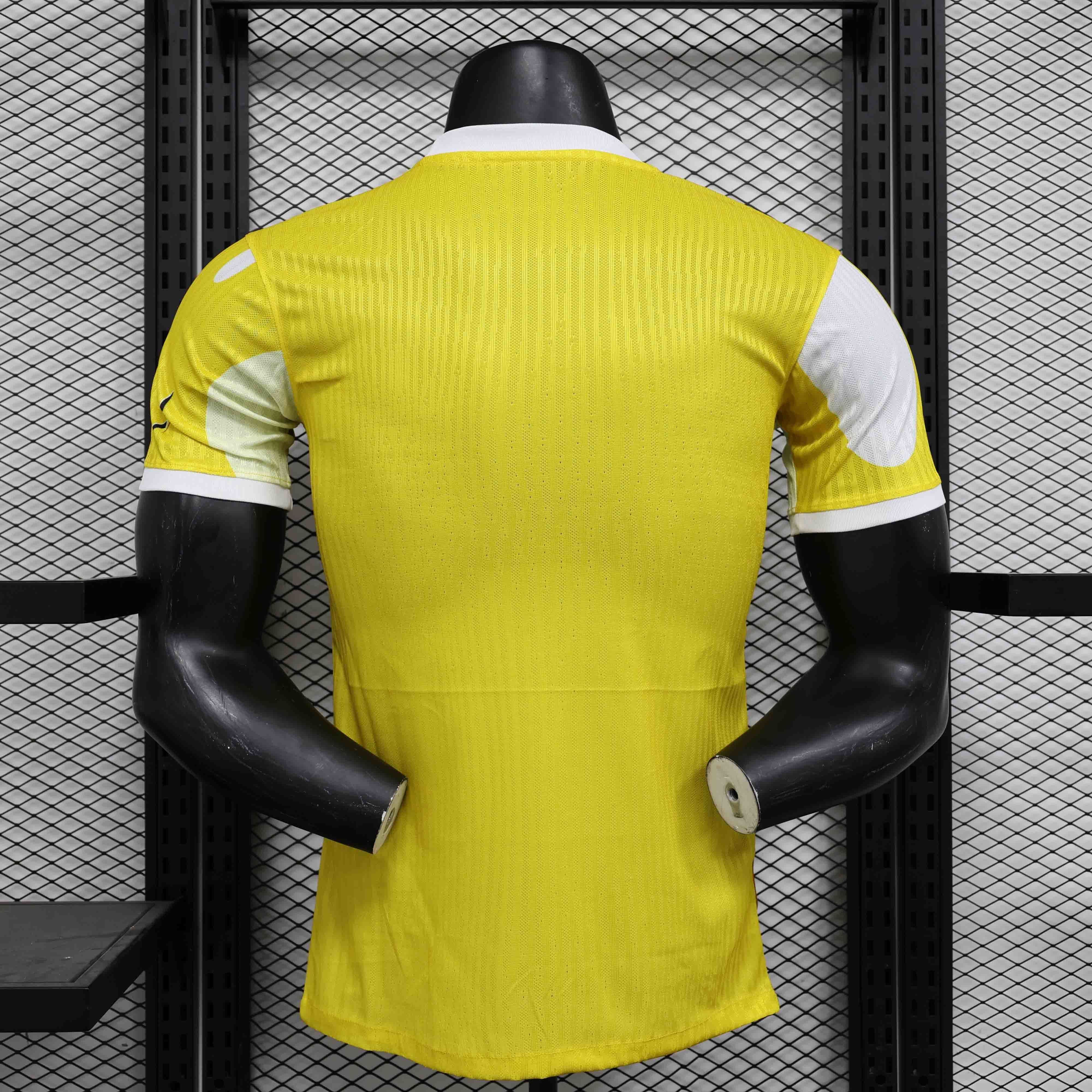 24-25 Brazil Yellow Church Special Edition Player Version Shirt Soccer AAAAJersey Yupoo 1