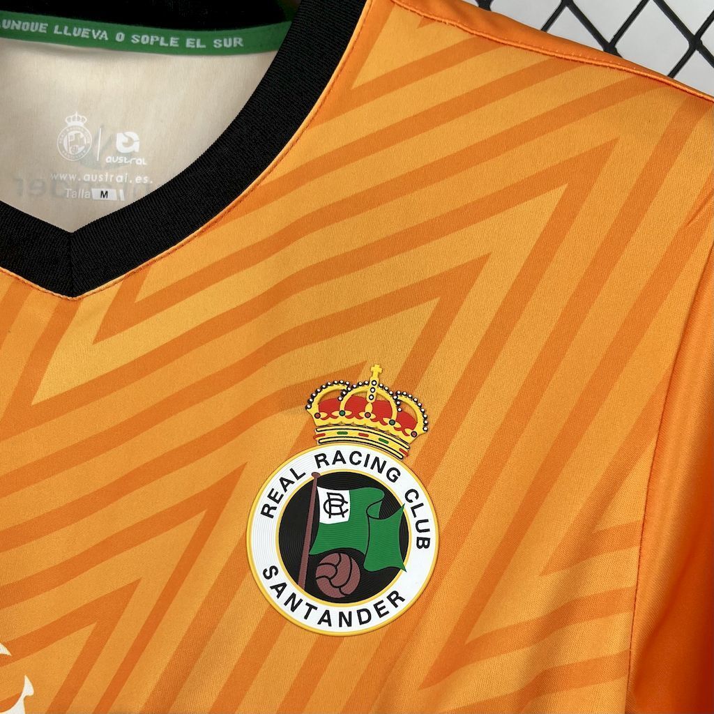 24-25 Racing de Santander Goalkeeper Orange Shirt Football Uniforms AAAAJersey Dropship Yupoo 3