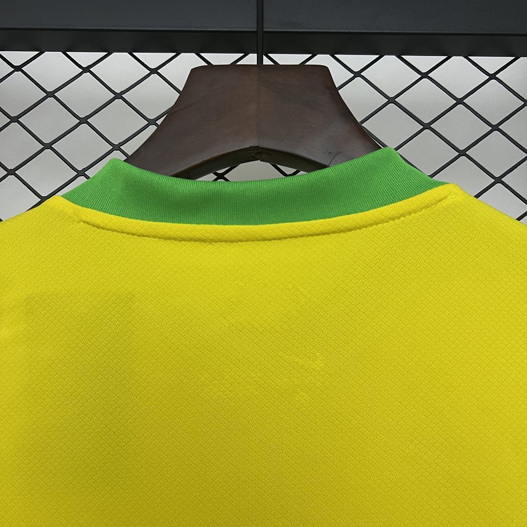 2025 Brazil Home Kid Kits Youth Apparels AAAAJersey Wholesale Yupoo 2
