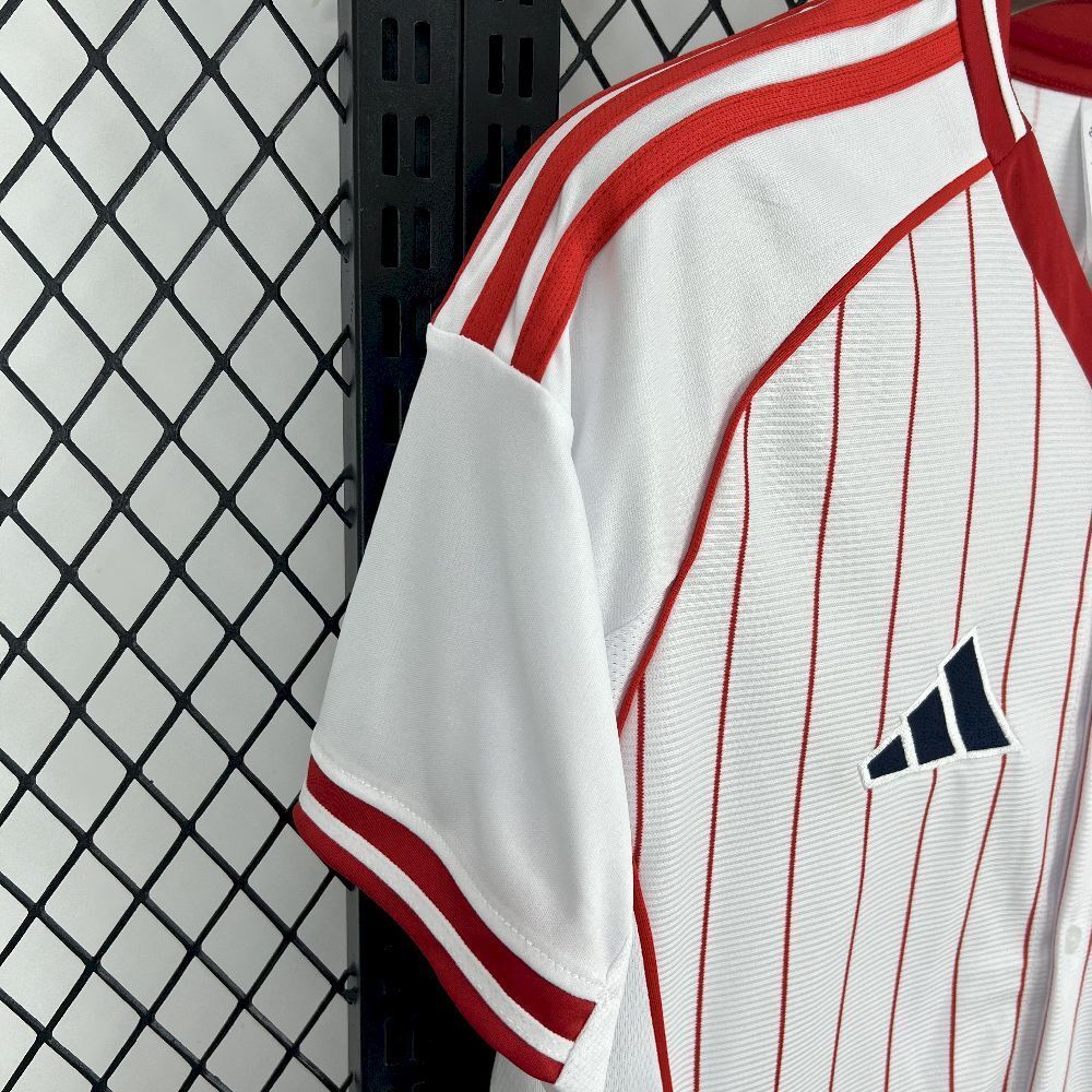 25-26 Arsenal Baseball style Pre Match Casual Training Soccer shirt AAAAJersey Yupoo 7