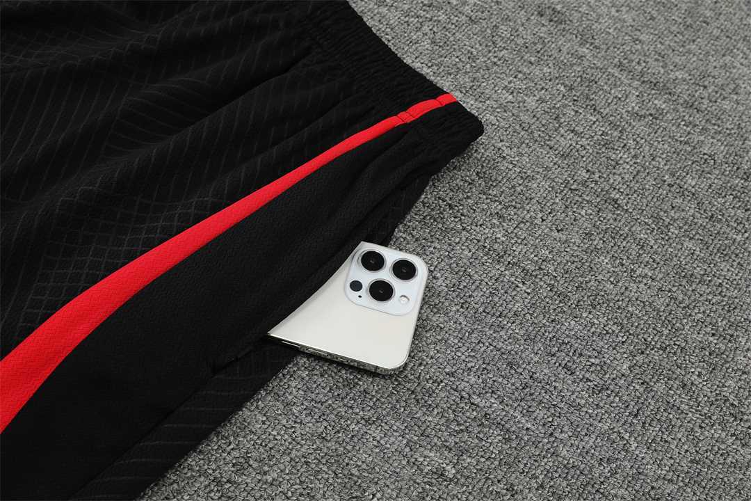 2022 Portugal Training Suit Short Sleeve Kit Black 5