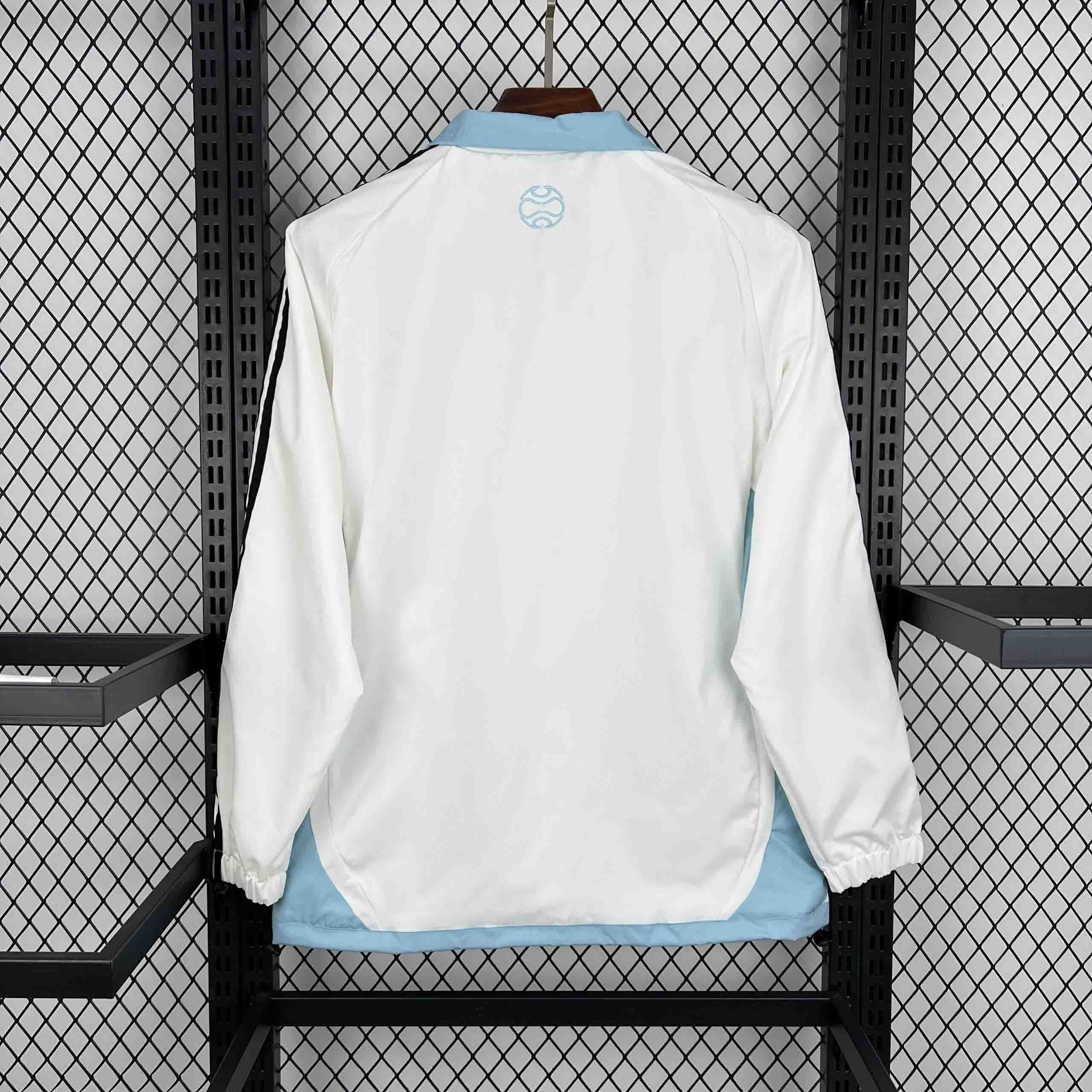 2025 Argentina White Blue Windbreaker Jacket AAAAJersey Supply Yupoo 2