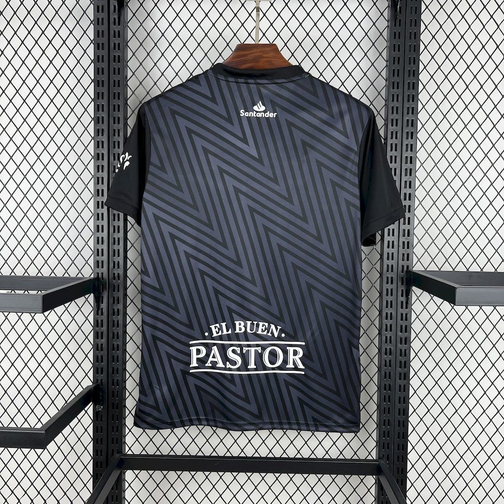 24-25 Racing de Santander Goalkeeper Black Shirt Football Uniforms AAAAJersey Dropship Yupoo 1