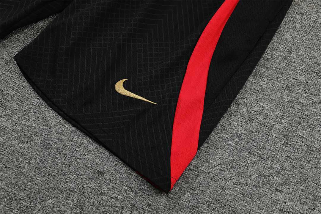 2022 Portugal Training Suit Short Sleeve Kit Black 6