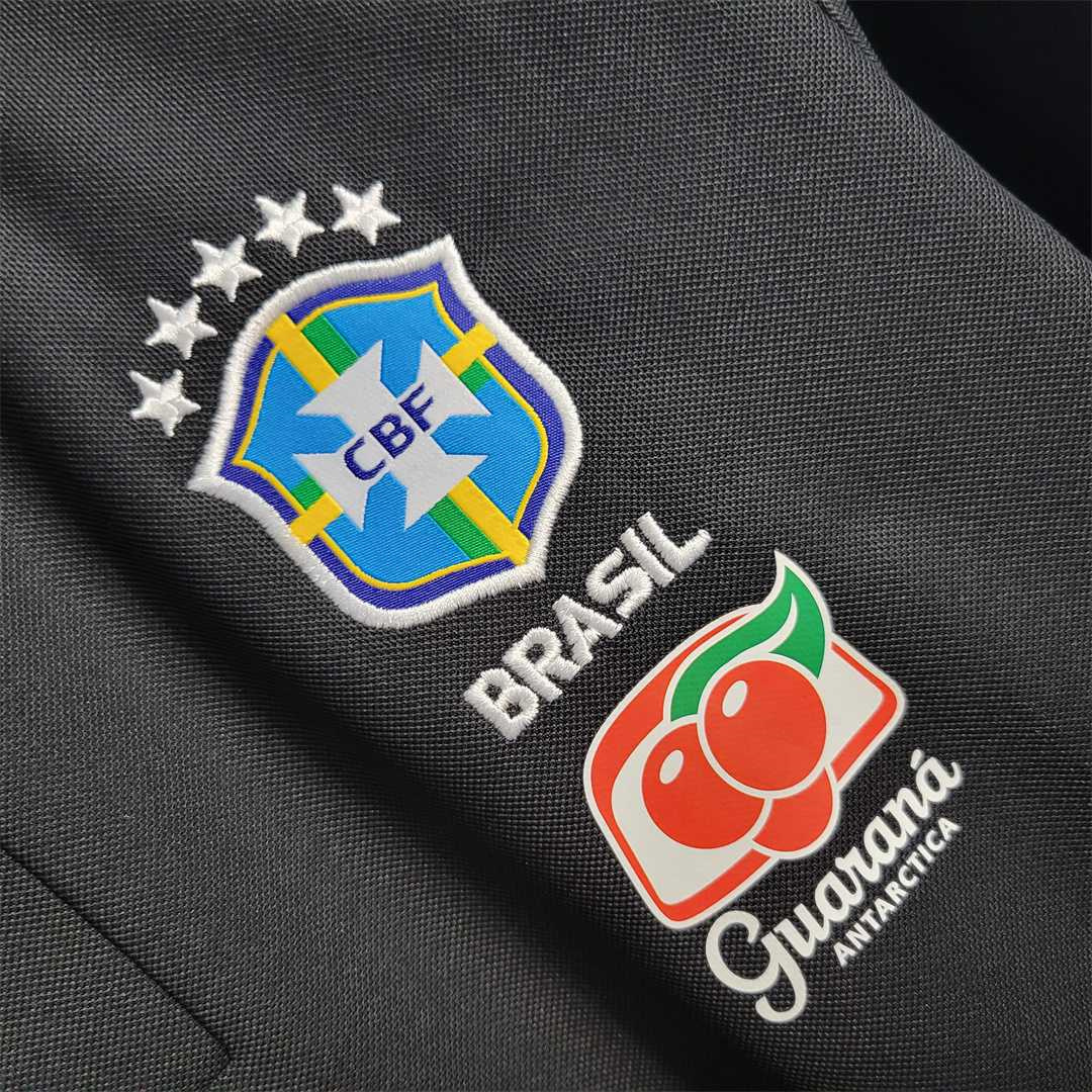 2122 Brazil Pre-Game Black 2