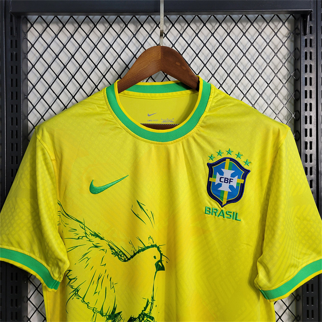 2023 Brazil Yellow Pigeon Special Edition Kit Football AAAAJersey Yupoo 5