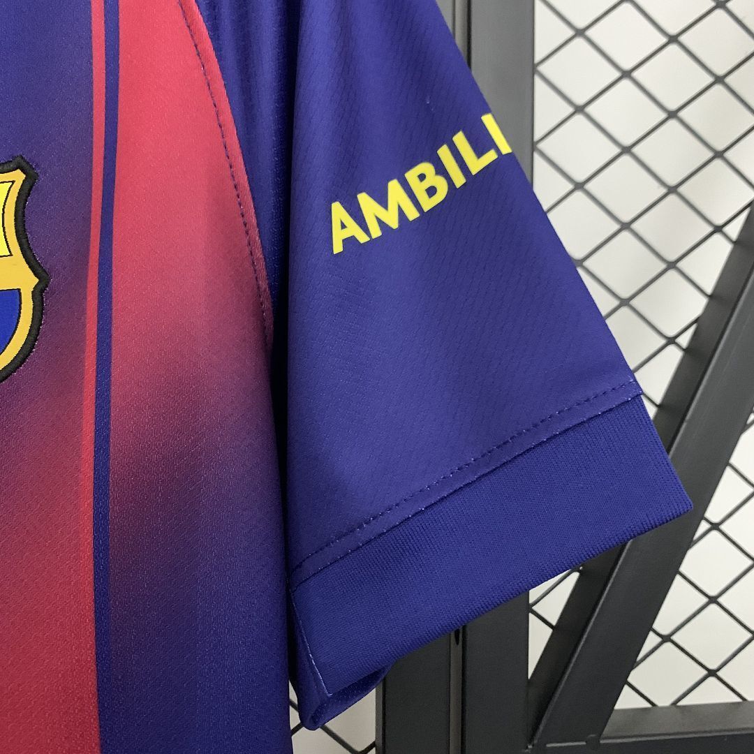 25-26 Barcelona Home Kit Soccer T-Shirt AAAAJersey Supply Yupoo 2