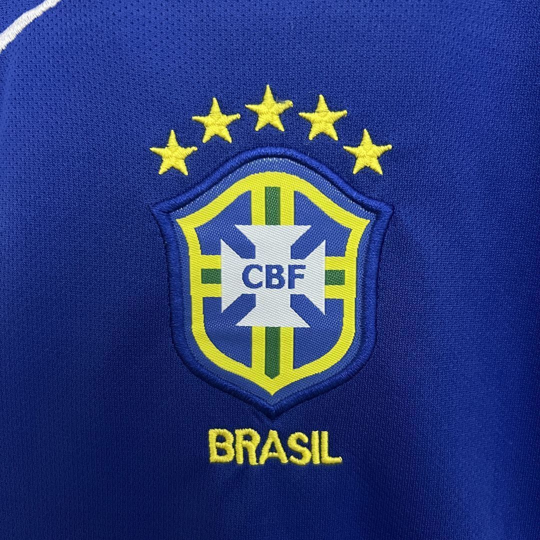 2004 Brazil Away Retro Kid Kits Youth Apparels Soccer AAAAJersey Yupoo 6