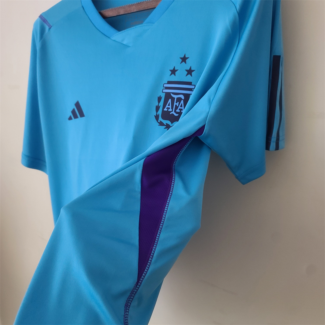 2022 Argentina Training Jersey Blue 5