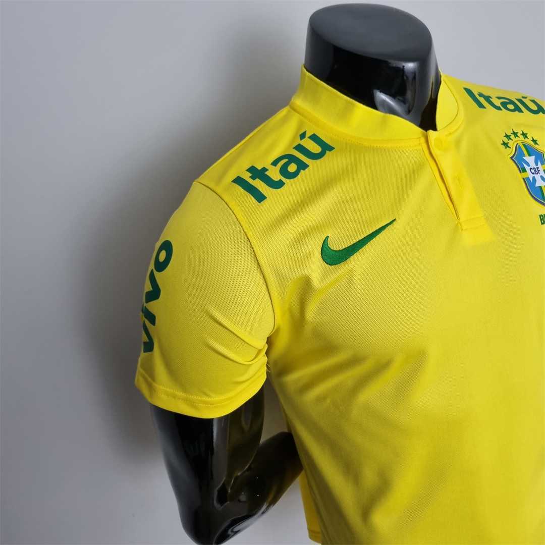 Brazil Low Neck POLO yellow 6