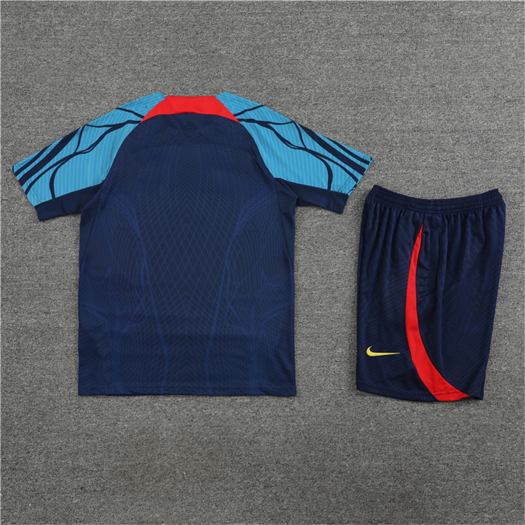 2022 Portugal Training Jersey Royal Blue 1