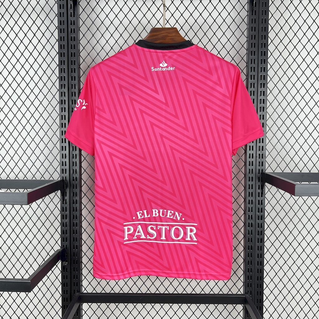 24-25 Racing de Santander Goalkeeper Pink Shirt Football Uniforms AAAAJersey Dropship Yupoo 2