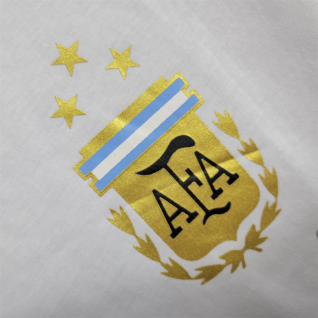 2023 Argentina white casual shirt-1 4