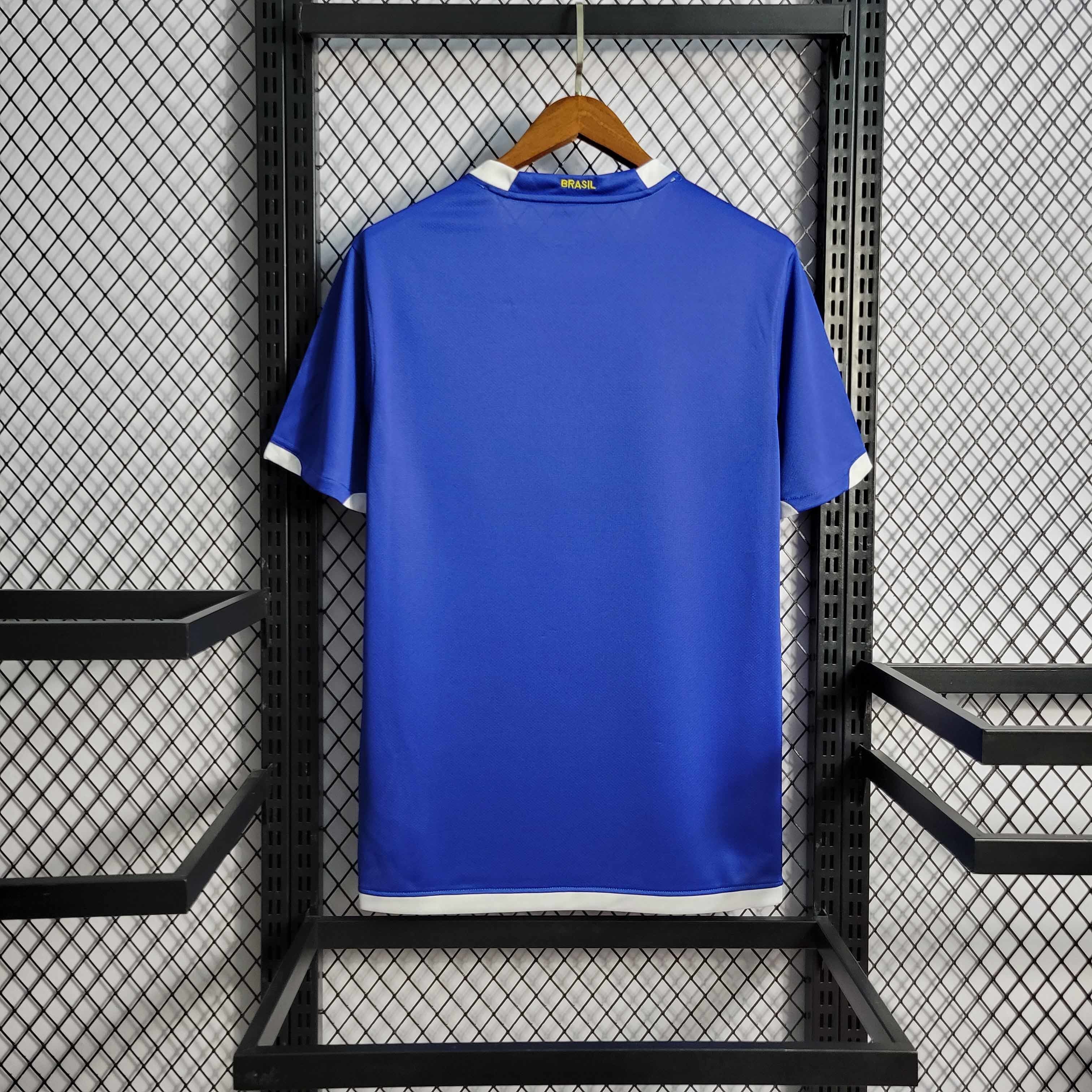 2006 Retro Brazil Away S-XXL Cheap Football Kit 2